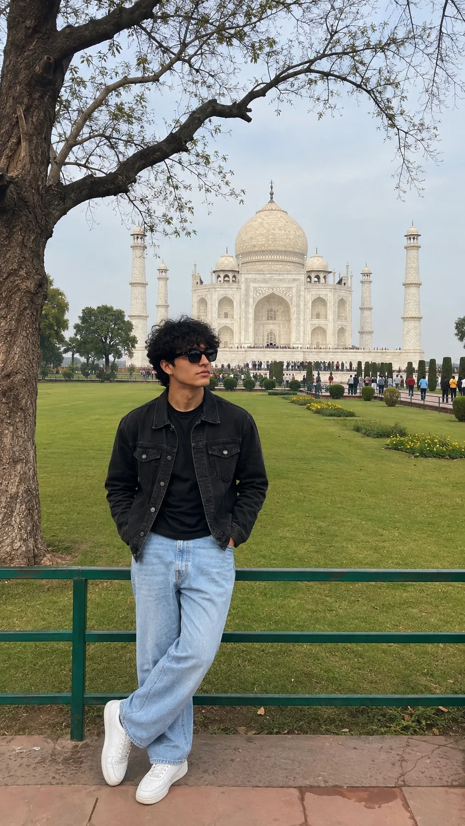 Quiet Afternoon — In Front of the Taj.