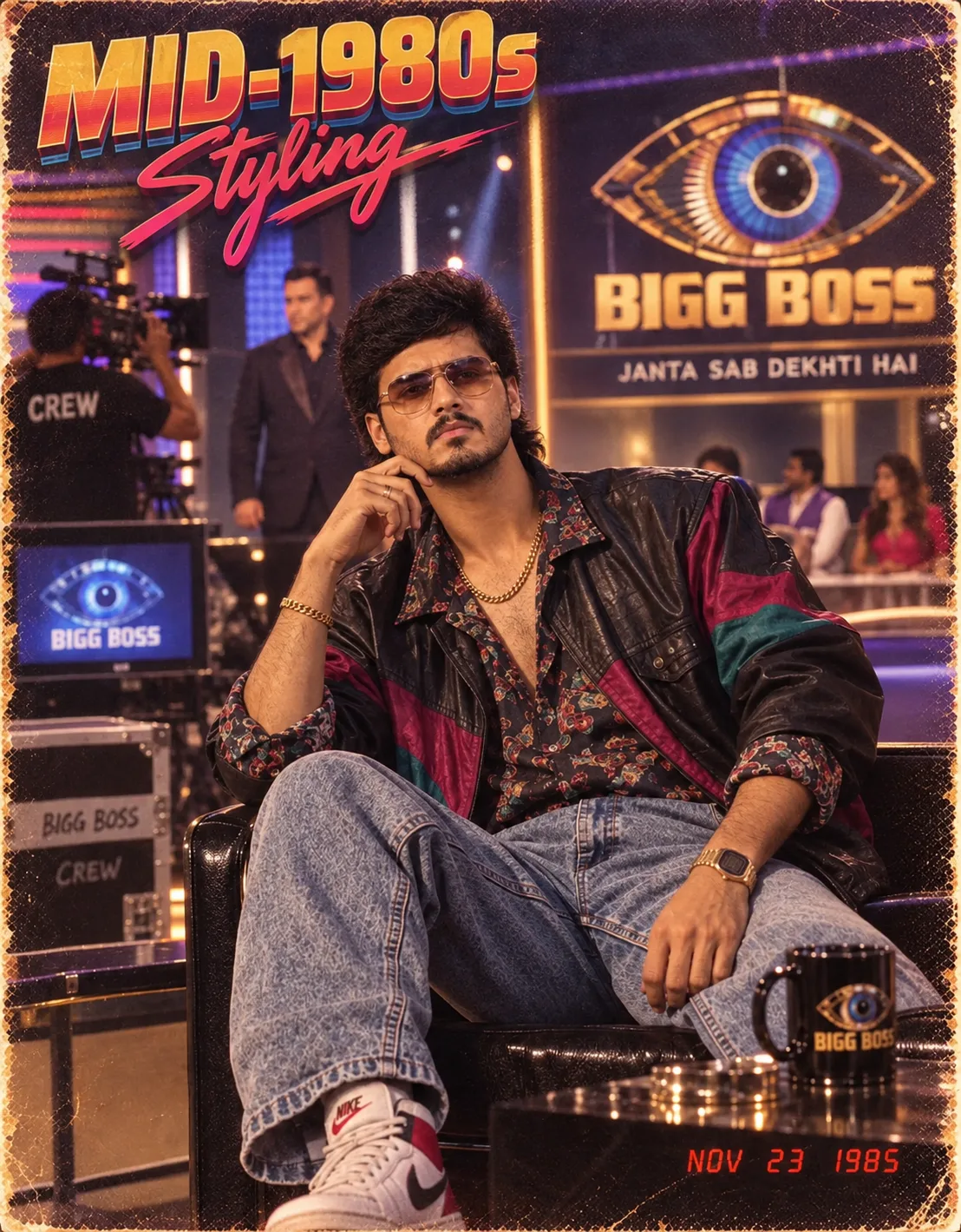 Mid-1980s Bigg Boss Retro Style