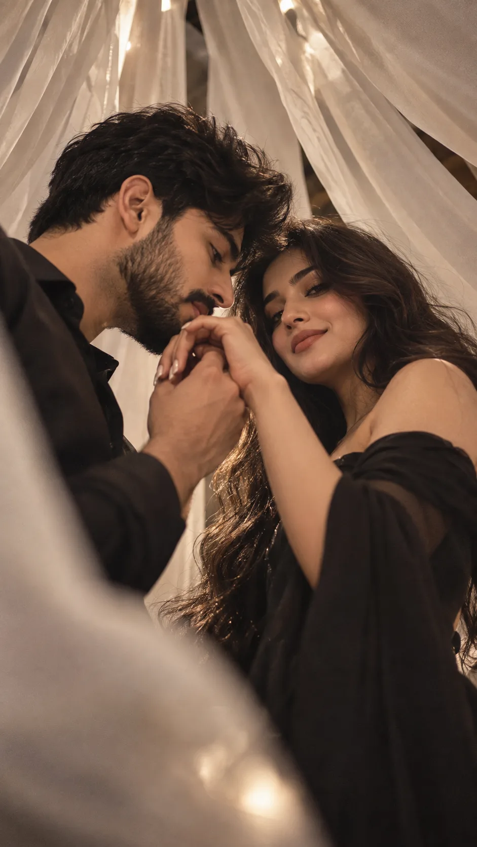 Ultra realistic cinematic portrait of a young couple