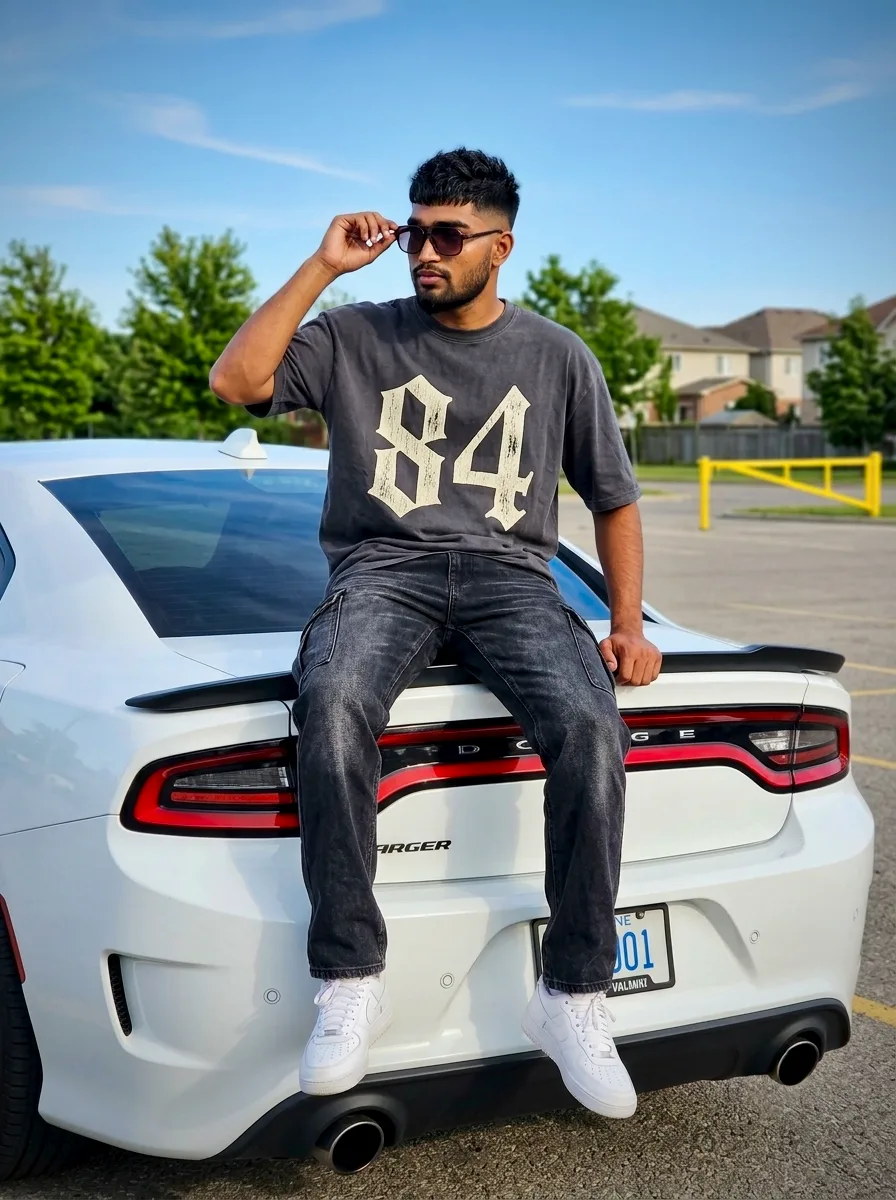 Urban Automotive Streetwear Portrait