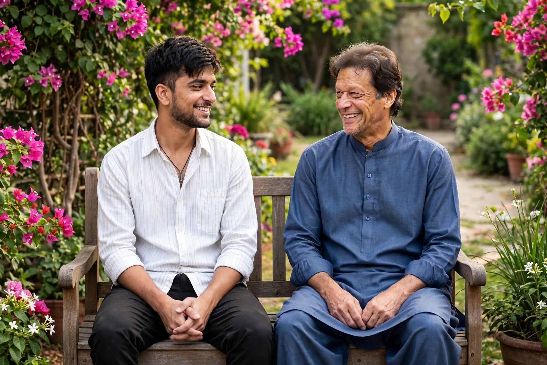 My Photo With Imran Khan at River - Viral Realistic Prompt