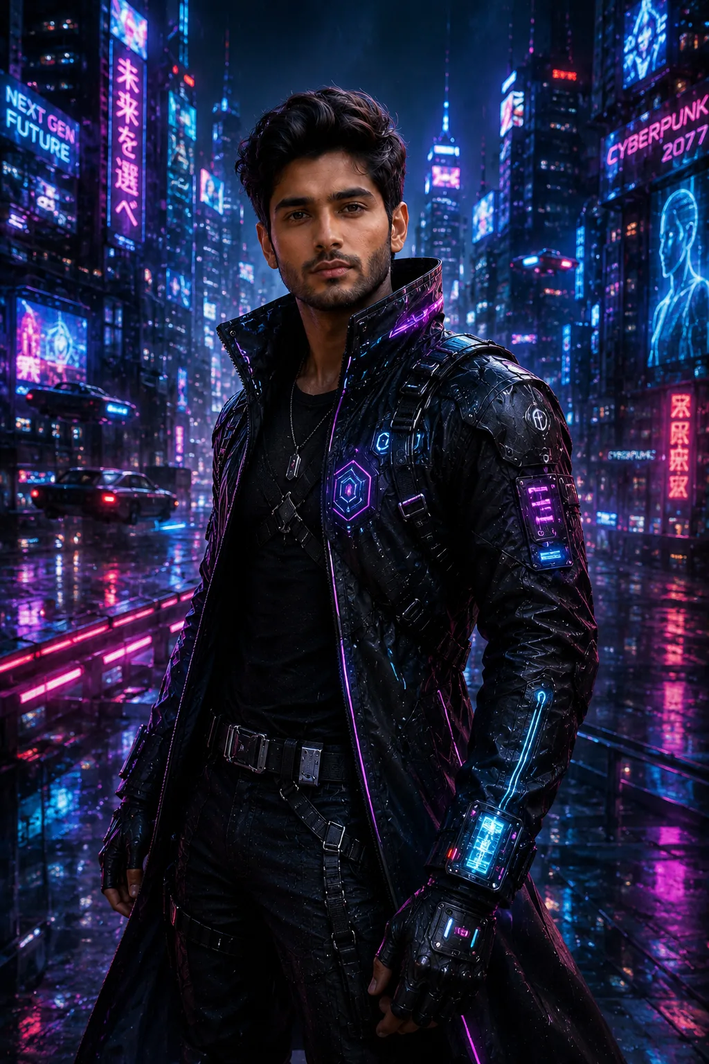 Transform Your Photo into a Cinematic Cyberpunk Hero