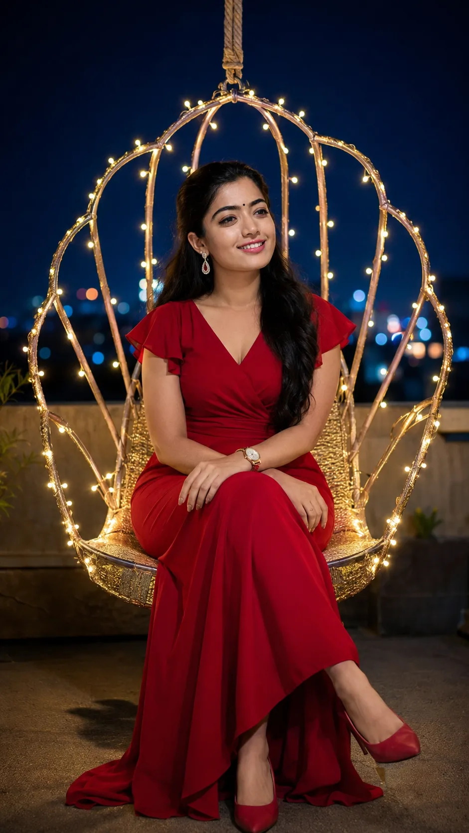 RED DRESS PORTRAIT